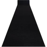 RugsX Anti-Slip Rumba Runner in Black | Size: 100 cm x 780 cm