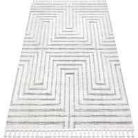 RugsX Sevilla Rug in White | Size: 80 cm x 150 cm