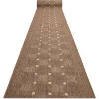 RugsX Sizal Floorlux Runner in Brown | Size: 120 cm x 160 cm