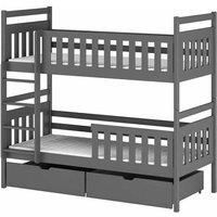 Arte-n Monika Wooden Bunk Bed With Storage