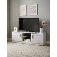 Everyday Panama 2 Door Tv Unit - Fits Up To 55 Inch Tv - White Oak