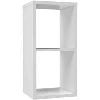 Mauro 1 Shelf Storage Unit In Matt White