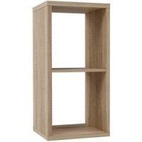 Mauro 1 Shelf Storage Unit in Sonoma Oak, none