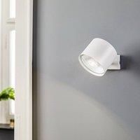 Euluna Bot wall spotlight, white, movable