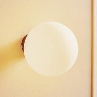 Euluna Ball wall light, black wall mount