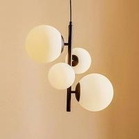 ALDEX Bloom hanging light, four-bulb, black