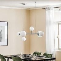 ALDEX Dione pendant light, six-bulb, chrome