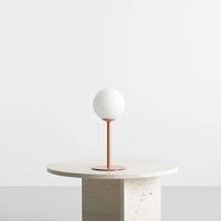 ALDEX Joel table lamp, 35 cm high, coral/white