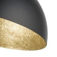 SIGMA Sfera ceiling light, 50 cm, black/gold