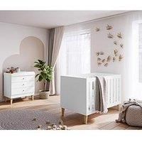 Venicci 2 Piece Nursery Furniture Set (Premium White)