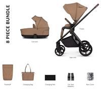 Venicci Claro 2 in 1 pram and pushchair in Caramel