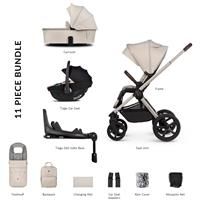 Venicci Upline 2 - 3 In 1 Travel System Plus Base - Stone Beige