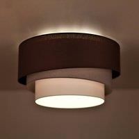 Euluna Trio Max ceiling 60cm cappuccino/ecru/grey
