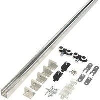 Rothley Herkules 120 SD/HS1215 1-Door Sliding Track System Aluminium 1500mm (14102)