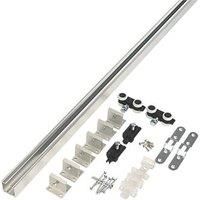 Rothley Herkules 120 SD/HS1218 1-Door Sliding Track System Aluminium 1800mm (14103)