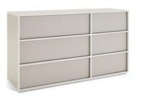 Habitat Edale 3+3 Drawer Chest - Putty