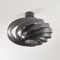 Euluna Vento ceiling light black 60 cm