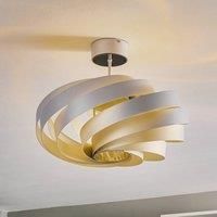 Domiluce Vento ceiling light, aluminium 50 cm