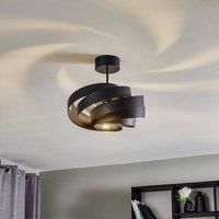 Euluna Vento ceiling light black 40 cm
