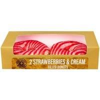 The Daily Bakery 2 Strawberries and Cream Filled Donuts
