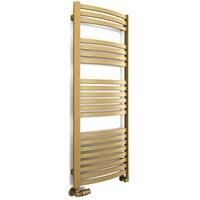 Terma Heated Towel Rail, Dexter 1220/500, Brass