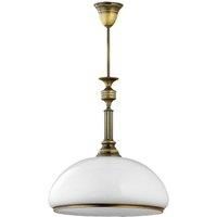 Jupiter Petro pendant light, glass lampshade, one-bulb