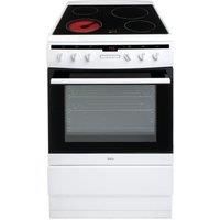 Amica 608CE2TAW 60cm Single Fan Oven Electric Cooker With Ceramic Hob  White