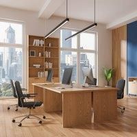 TK Lighting LED pendant light Luxe, black Length 112.5 cm Metal 4,000 K