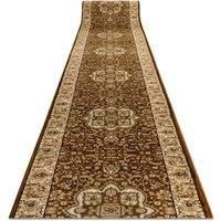 RugsX Heat-Set Royal Runner in Brown | Size: 80 cm x 270 cm
