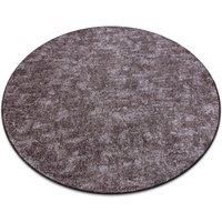 RugsX Round Pozzolana Rug in Brown | Size: 133 cm diameter