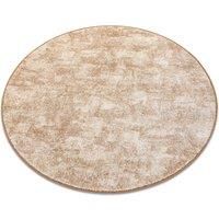 RugsX Round Pozzolana Rug in Beige | Size: 133 cm diameter