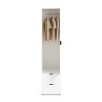 Habitat Zeke 1 Door 2 Drawer Wardrobe - White