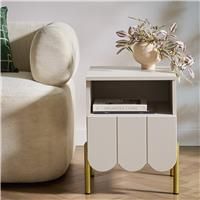 Habitat Fala 1 Drawer Side Table - Natural