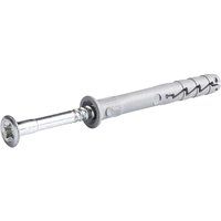 NYLON HAMMER M5 M6 M8 IN FRAME FIXINGS RAWL MASONRY PLUGS & SCREWS ALL LENGTHS