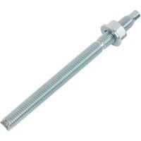 Rawl Zinc Plated Class 8.8 Steel Threaded Rod M12 160mm Pack of 10