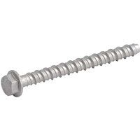Rawl R-LX-HF-ZP Hex Flange Concrete Screw Bolt Zinc Plated 5mm 75mm Pack of 100