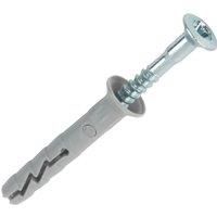 Rawl FX-N-L Nylon Hammer In Fixing with Countersunk Head Screw 5mm 30mm Pack of 100