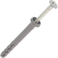 Rawl FX-N-C Nylon Hammer In Fixing with Cylindrical Head Screw 6mm 60mm Pack of 100