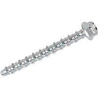 Rawlplug 6 x 75mm Flanged Concrete Screwbolt - Pack of 10