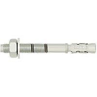 Rawlplug R-XPT-10080 M10 10 x 80 mm Zinc Plated Through Bolt (50 pieces)