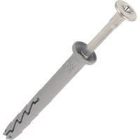 Rawlplug R-FX-N-L Nylon Hammer-In Fixings 6mm x 50mm 100 Pack (351VA)