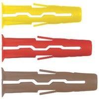 Rawlplug Uno Wall Plugs Yellow, Red, Brown, Blue, Grey