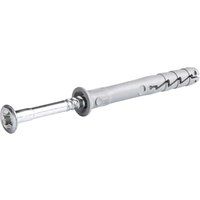 Rawl FX-N-L Nylon Hammer In Fixing with A2 Steel Countersunk Head Screw 8mm 100mm Pack of 50