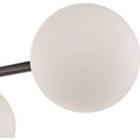 Euluna Gama 5 hanging light, 5-bulb, black