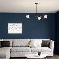 Euluna Gama 3 hanging light, 3-bulb, black