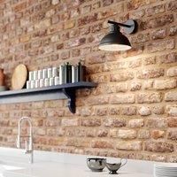 Sven wall light, one-bulb, black