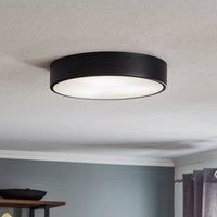 Euluna Cleo 400 ceiling light, sensor, 40 cm black