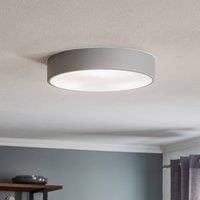 TEMAR LIGHTING Cleo 400 ceiling light, IP54, 40 cm grey