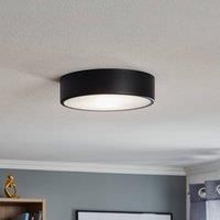 Euluna Cleo 300 ceiling light, sensor, 30 cm black