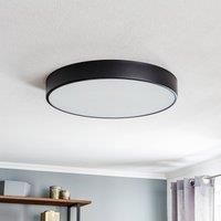 Euluna Cleo 600 ceiling light, sensor, 60 cm black